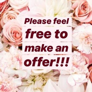 Please feel free to make offers! ♥️